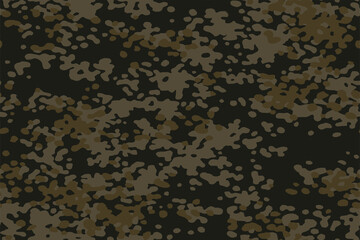 Full seamless camouflage texture skin pattern vector for military textile. Usable for Jacket Pants Shirt and Shorts. Dirty army camo masking design for hunting fabric print and wallpaper.