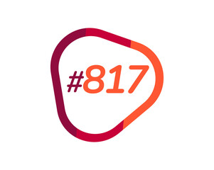 Number 817 image design, 817 logos