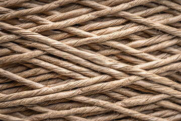 Old wrapped rope