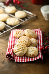 Homemade sugar cookies with glaze