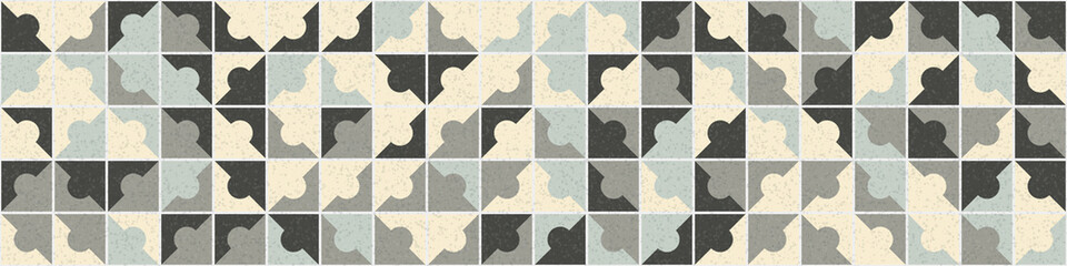 Abstract Geometric Pattern generative computational art illustration