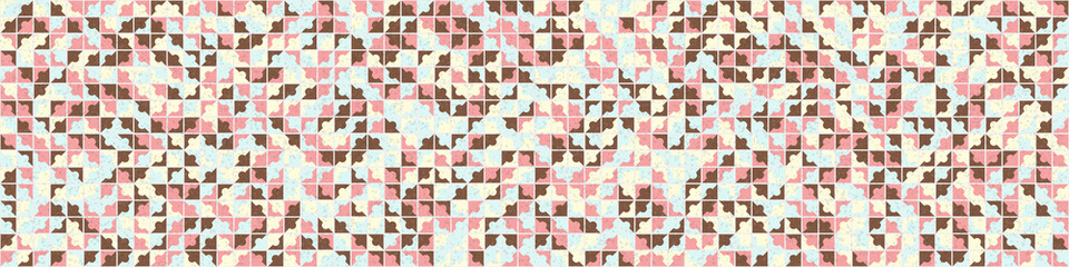 Abstract Geometric Pattern generative computational art illustration