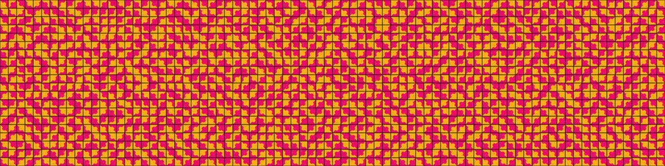 Abstract Geometric Pattern generative computational art illustration