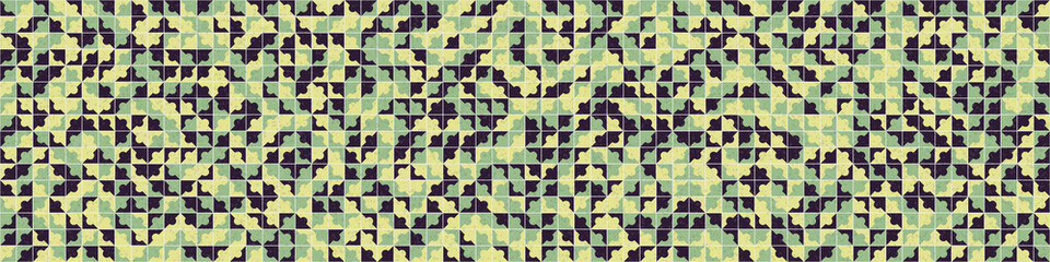 Abstract Geometric Pattern generative computational art illustration