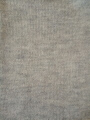Gray knitting wool pattern background and texture