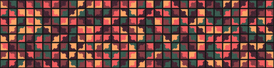 Abstract Geometric Pattern generative computational art illustration