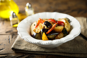 Grilled vegetable mix or grill salad