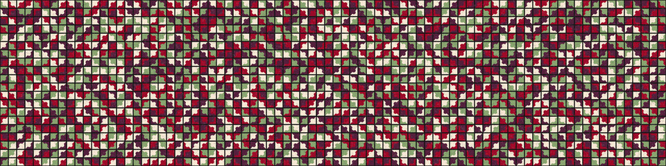 Abstract Geometric Pattern generative computational art illustration