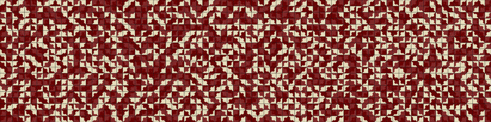 Fototapeta premium Abstract Geometric Pattern generative computational art illustration