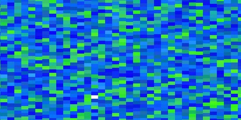 Light Blue, Green vector backdrop with rectangles.