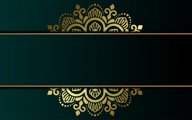 Luxury ornamental mandala background with arabic islamic east pattern style premium vector