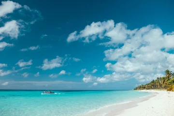 Foto op Canvas Boat trip to a deserted Caribbean beach with turquoise waters © Omar