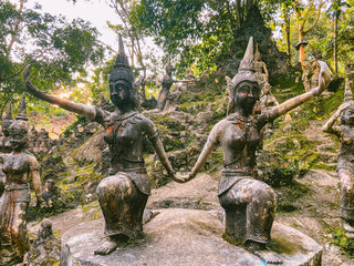 Secret Buddha Magic Garden in koh Samui, Thailand