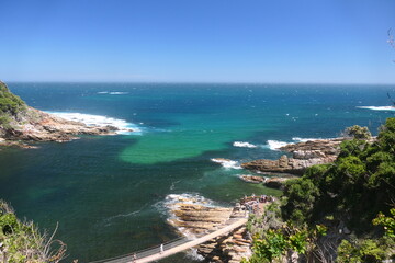 Tsitsikamma-Nationalpark, liegt an der Pazifikküste Südafrikas und Teil des Garden-Route-Nationalparks.