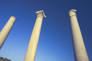 columns of the temple