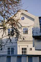 old house in the town