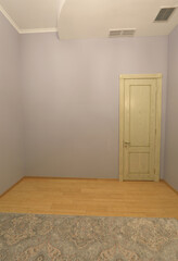modern interior empty room with door in apartment