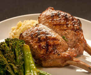 Delicious looking food for dinner and breakfast.