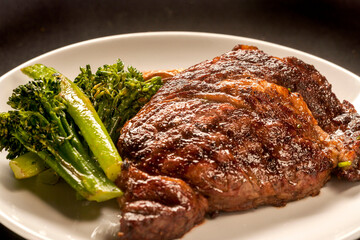 Delicious looking food for dinner and breakfast.