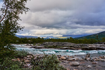 torrent on the fjell in norway
