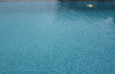 close up Swimming pool water surface