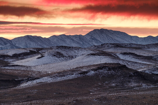 Sonnenaufgang in der Coso Range Wilderness Area
