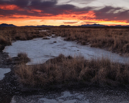 Sonnenuntergang in Willcox