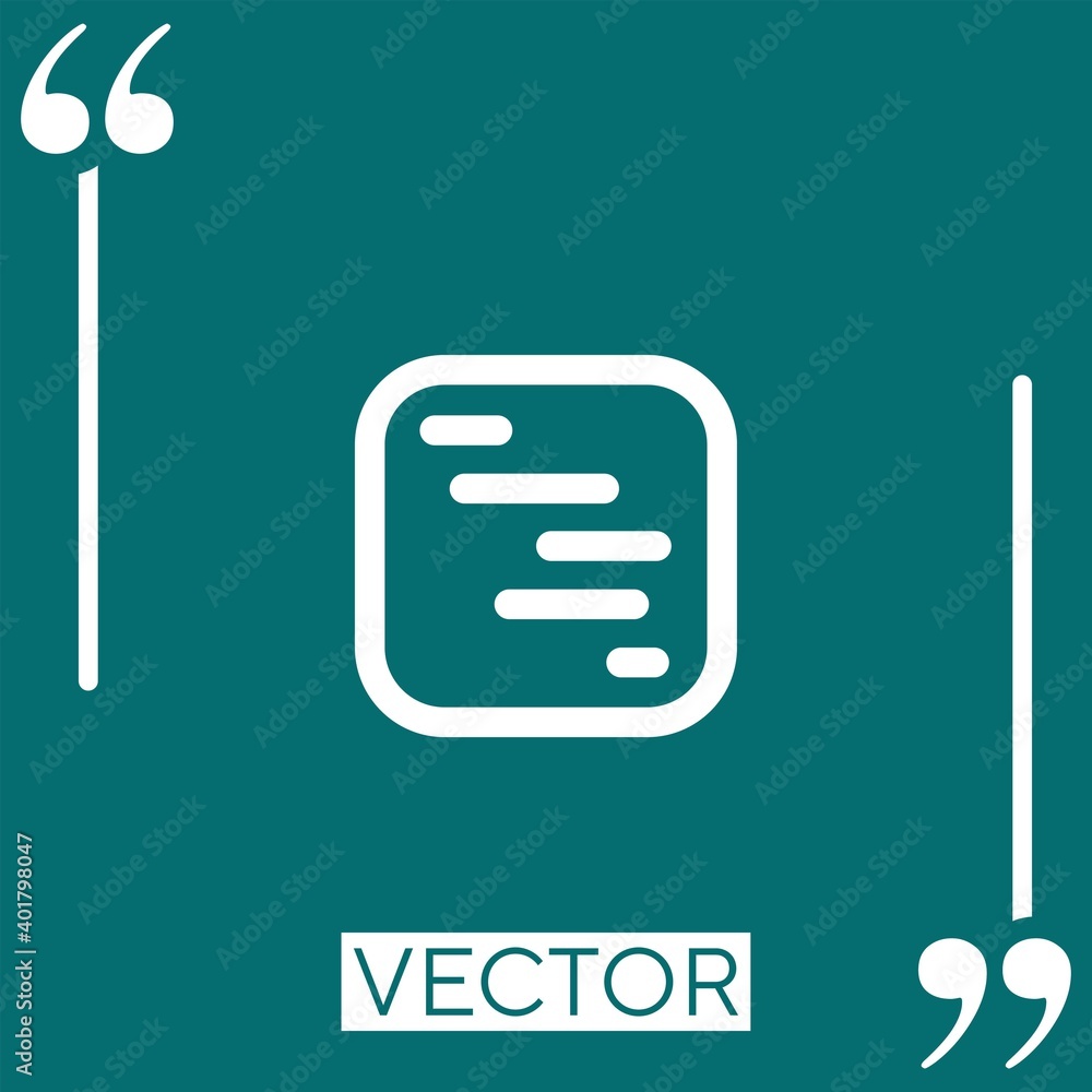 Poster gantt chart vector icon Linear icon. Editable stroked line