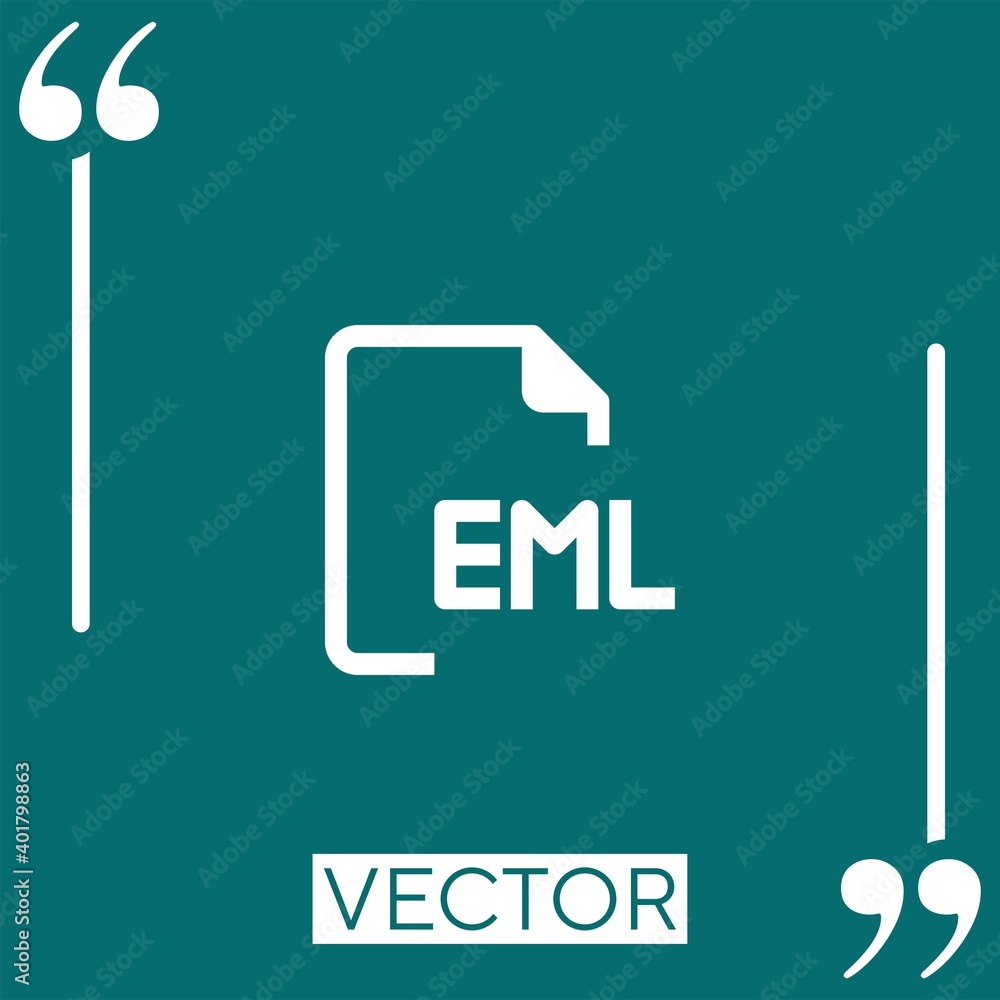 Poster files vector icon linear icon. editable stroke line