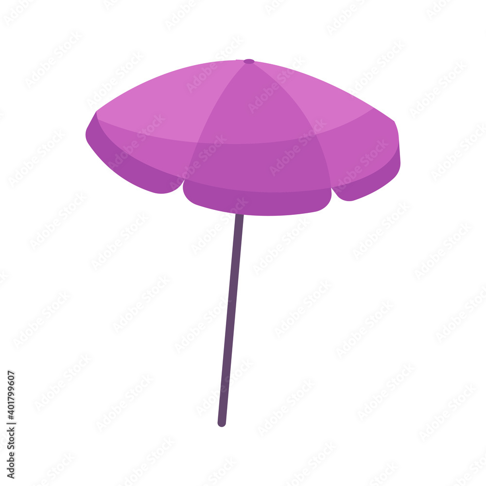 Wall mural Umbrella Flat Icon