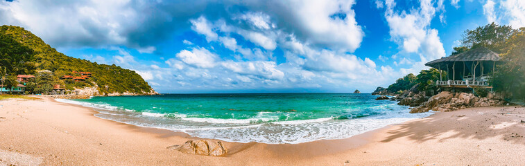 View of the beach in Koh Tao, Samui province, Thailand, south east Asia