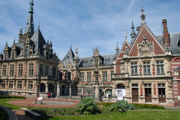 Fototapeta premium Ville de Fécamp, département de seine-maritime, France