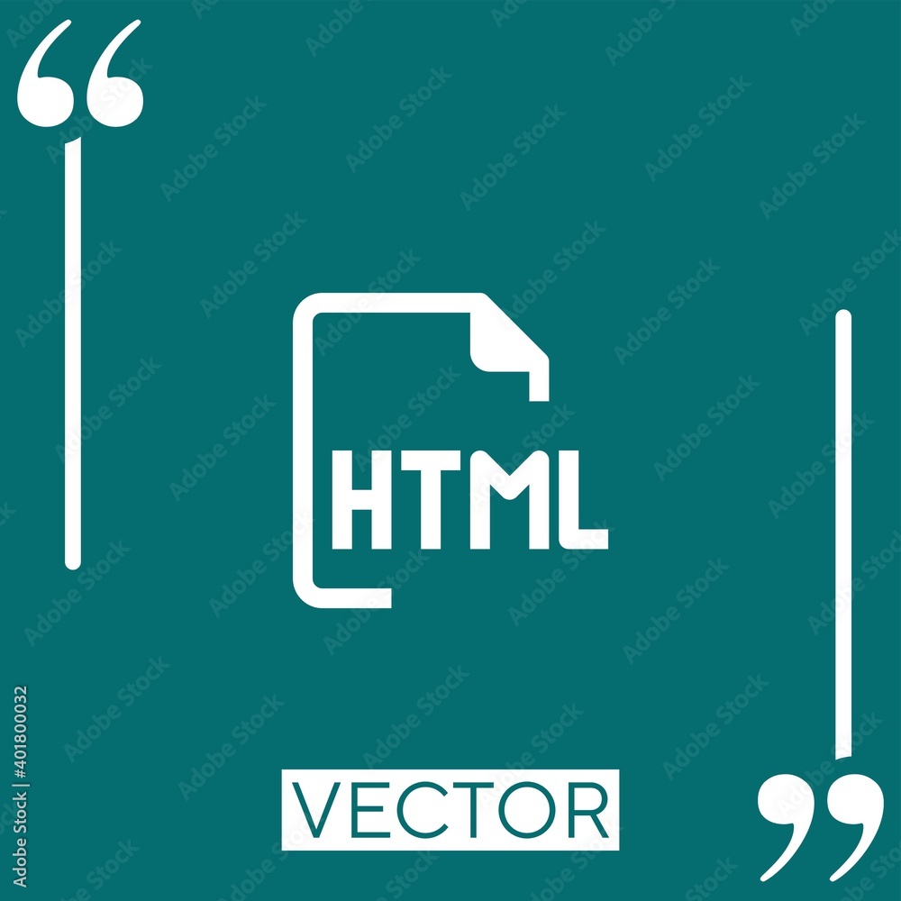 Poster files vector icon linear icon. editable stroke line