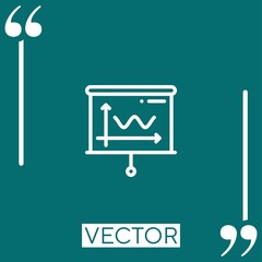 risks vector icon Linear icon. Editable stroke line