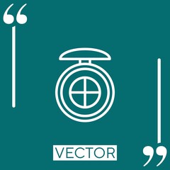 make up   vector icon Linear icon. Editable stroke line