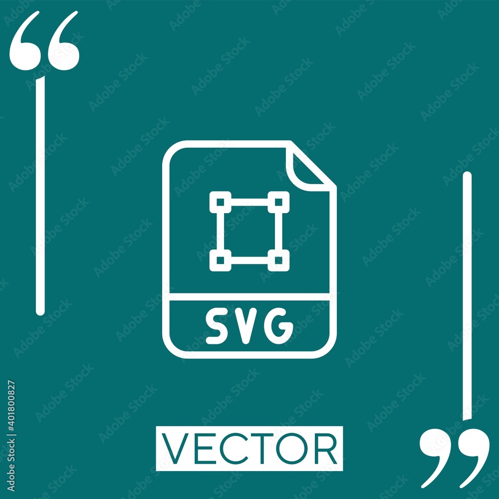 Poster svg vector icon linear icon. editable stroke line