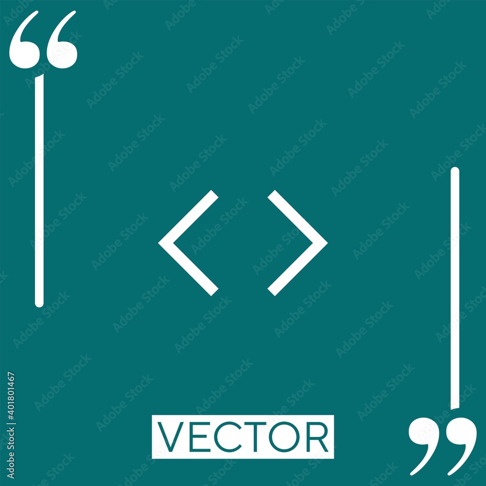 Poster source vector icon linear icon. editable stroke line