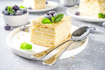 Homemade cake Napoleon