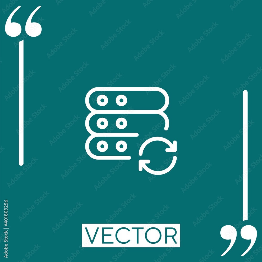 Poster switch vector icon linear icon. editable stroke line