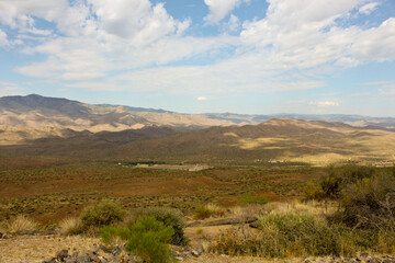 Arizona landscape with hills and sky - 401804876