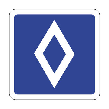 Symbole voie r&eacute;serv&eacute;e covoiturage en France