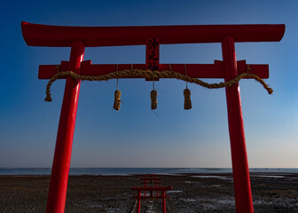 Floating Torii Gate of Oouo Shrine