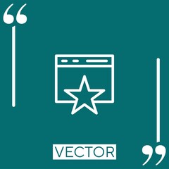 browser   vector icon
