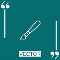 brush vector icon