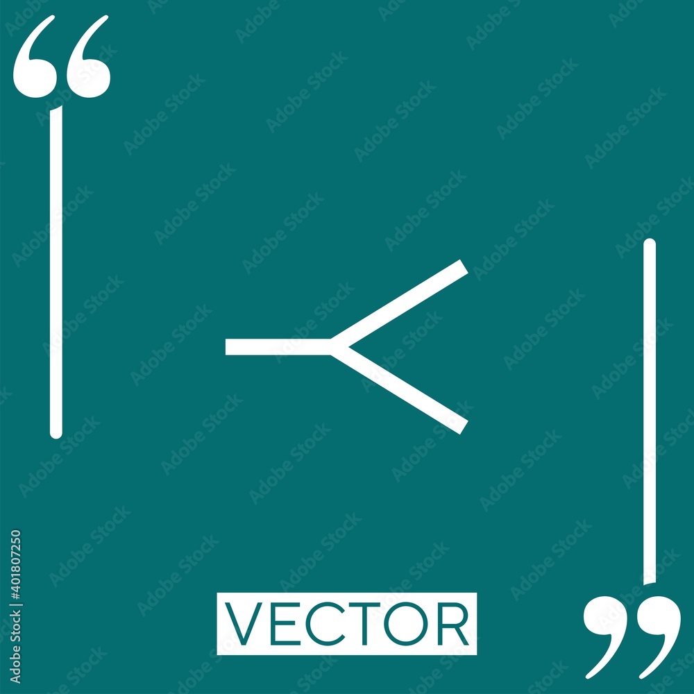 Poster circuit vector icon linear icon. editable stroke line