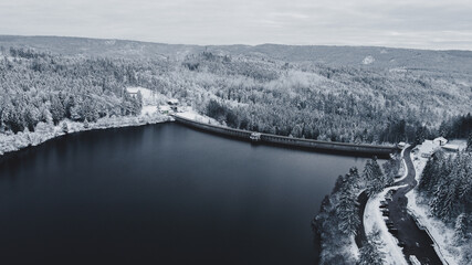 Winter im Wald - Drohne © Pascal