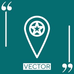 placeholder   vector icon Linear icon. Editable stroke line