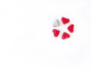 An original idea on the subject of gender differences. Gay pride, LGBT, bisexual, homosexual concept.