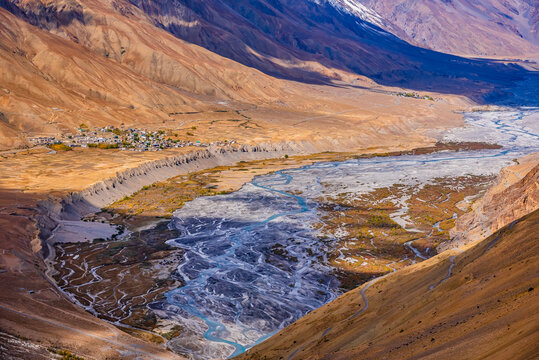 Braided rivers consist of islands occurs in rapid & frequent changes in river water,high sediment load & weak banks when a threshold level of sediment load or slope is reaches mainting steep gradient.