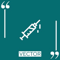 medical vector icon Linear icon. Editable stroke line